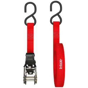 Ratchet Tie Down 400kg W.L.L 25mm x 4.6m (4 Pack)