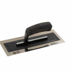 NELA Black Edition Finishing Trowel Rounded Edges ? Lightweight Professional Finishing Trowel