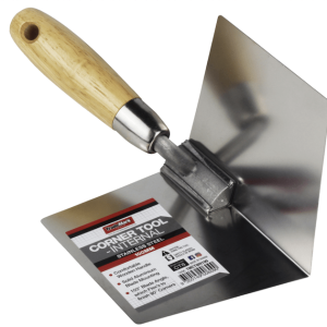 Corner Tool 100mm S/Steel Wooden Handle