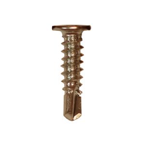 Screws Flat Head #10g x 16mm Self Drill Tek Ph2 Yellow Zinc