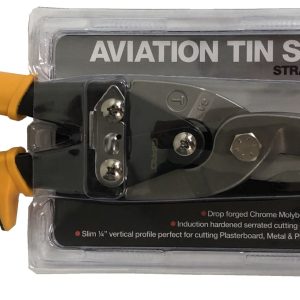Tin Snips Aviation Straight Cut 1/4"